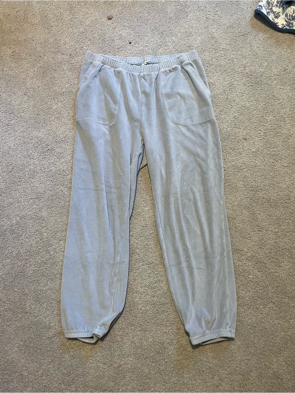 aerie Light Gray Casual Track Joggers